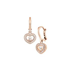 Roségold, Ohrringe, Chopard Happy Diamonds Icons Ohrhänger 83A054-5401