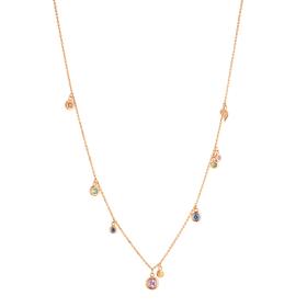 Roségold, Halsschmuck, Capolavoro Collier Prosecco  CO9SMC00676.RAINBOW