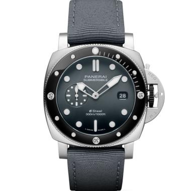 Herrenuhr, Automatik, Panerai  Submersible QuarantaQuattro Grigio Roccia