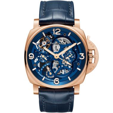 Herrenuhr, Handaufzug, Panerai Luminor Tourbillon GMT Goldtech™ - 47mm