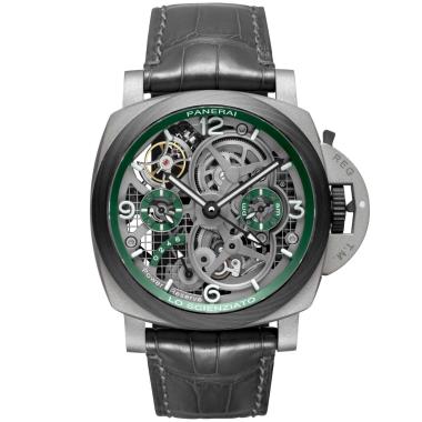 Herrenuhr, Handaufzug, Panerai Luminor Tourbillon GMT - 47mm