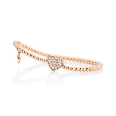 Armschmuck, Roségold, Capolavoro Armband Dolcini Herz 