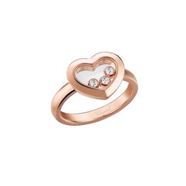 Ringe, Roségold, Chopard Happy Diamonds Icons Ring