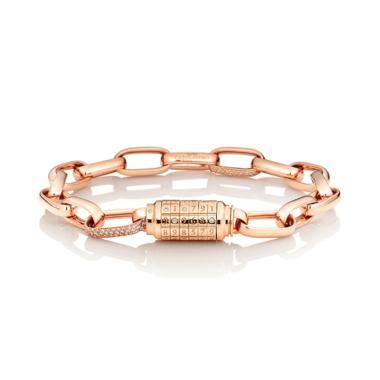 Armschmuck, Roségold, Capolavoro Armband Love Lock 02